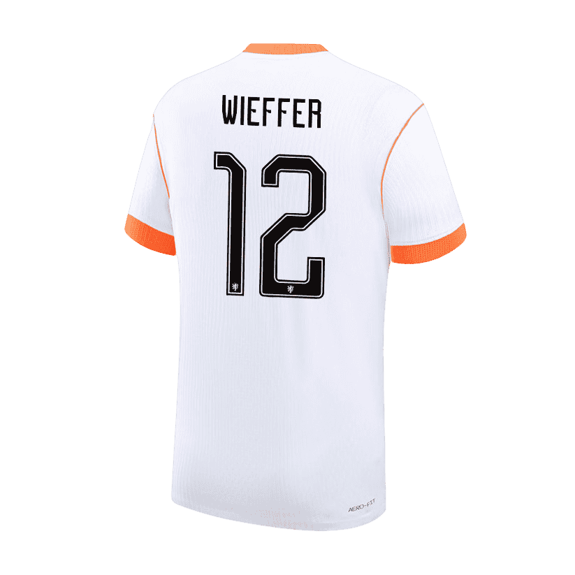 Netherlands WIEFFER #12 Away World Cup 2026 Jersey White Men's