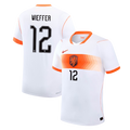 Netherlands WIEFFER #12 Away World Cup 2026 Jersey White Men's