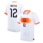 Netherlands WIEFFER #12 Away World Cup 2026 Jersey White Men's