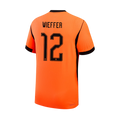 Netherlands WIEFFER #12 Home World Cup 2026 Jersey Orange Men's