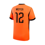 Netherlands WIEFFER #12 Home World Cup 2026 Jersey Orange Men's