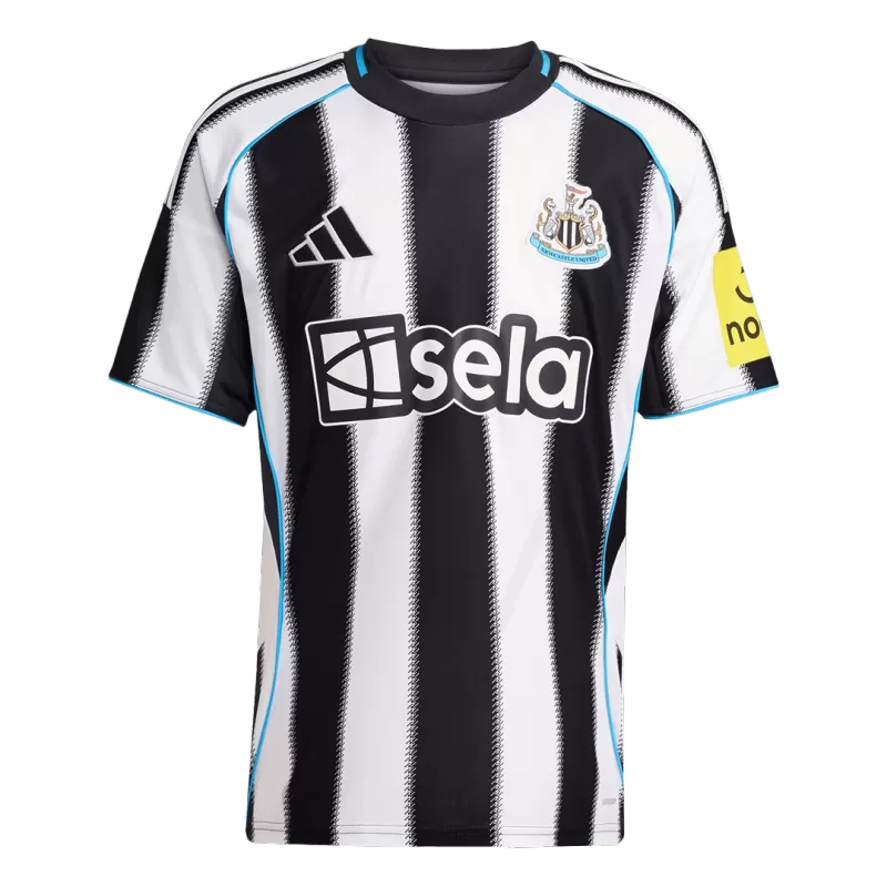Newcastle Home 2025/26 Jersey Black & White Men's