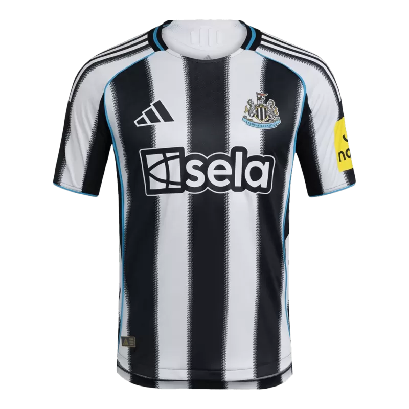 Newcastle Home 2025/26 Jersey Player's Version Black & White Men's