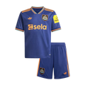 Newcastle Third 2025/26 Kit Navy Blue Kids
