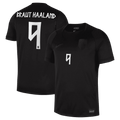 Norway BRAUT HAALAND #9 Away World Cup 2026 Jersey Black Men's
