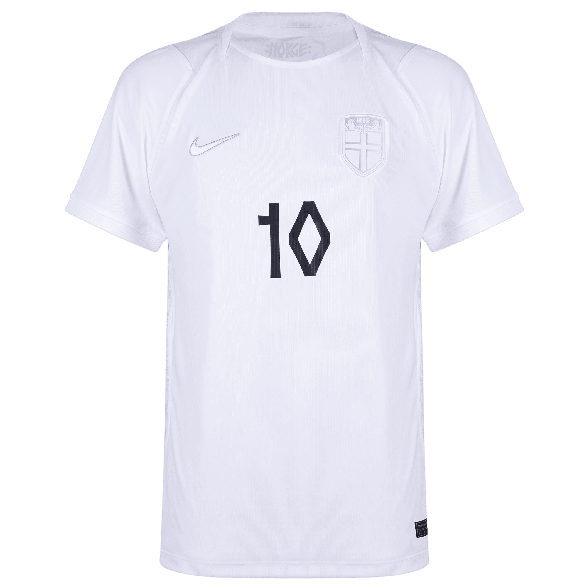 Norway ØDEGAARD #10 Third World Cup 2026 Jersey White Men's