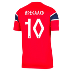 Norway ØDEGAARD #10 Home World Cup 2026 Jersey Red Men's