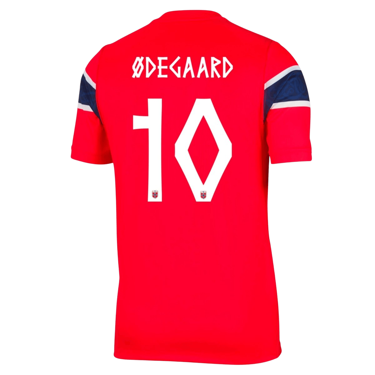 Norway ØDEGAARD #10 Home World Cup 2026 Jersey Red Men's