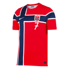 Norway SØRLOTH #7 Home World Cup 2026 Jersey Red Men's