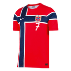 Norway SØRLOTH #7 Home World Cup 2026 Jersey Red Men's