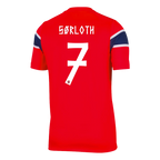 Norway SØRLOTH #7 Home World Cup 2026 Jersey Red Men's
