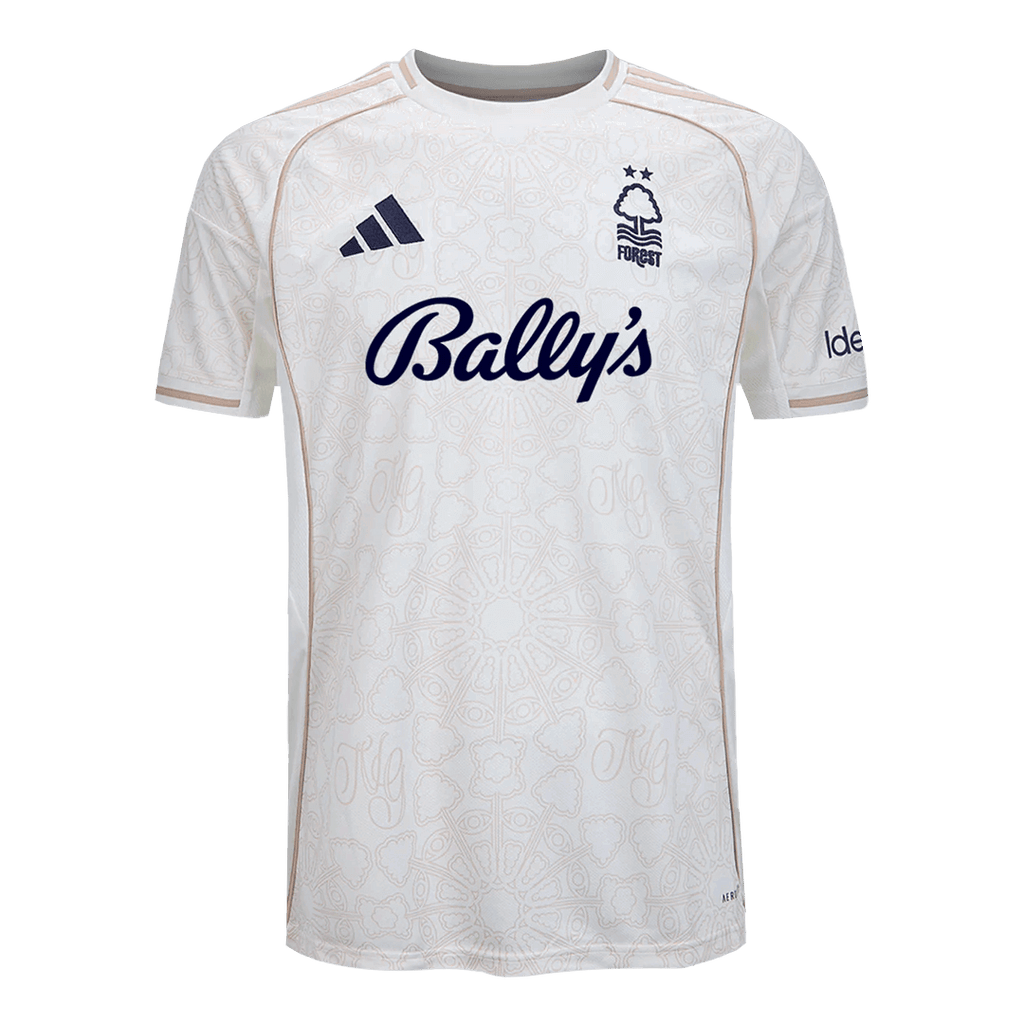 Nottingham Forest Away 2025/26 Jersey White Men's