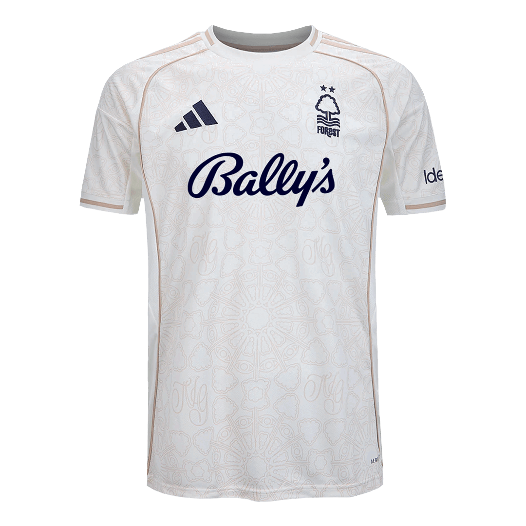 Nottingham Forest Away 2025/26 Jersey White Men's