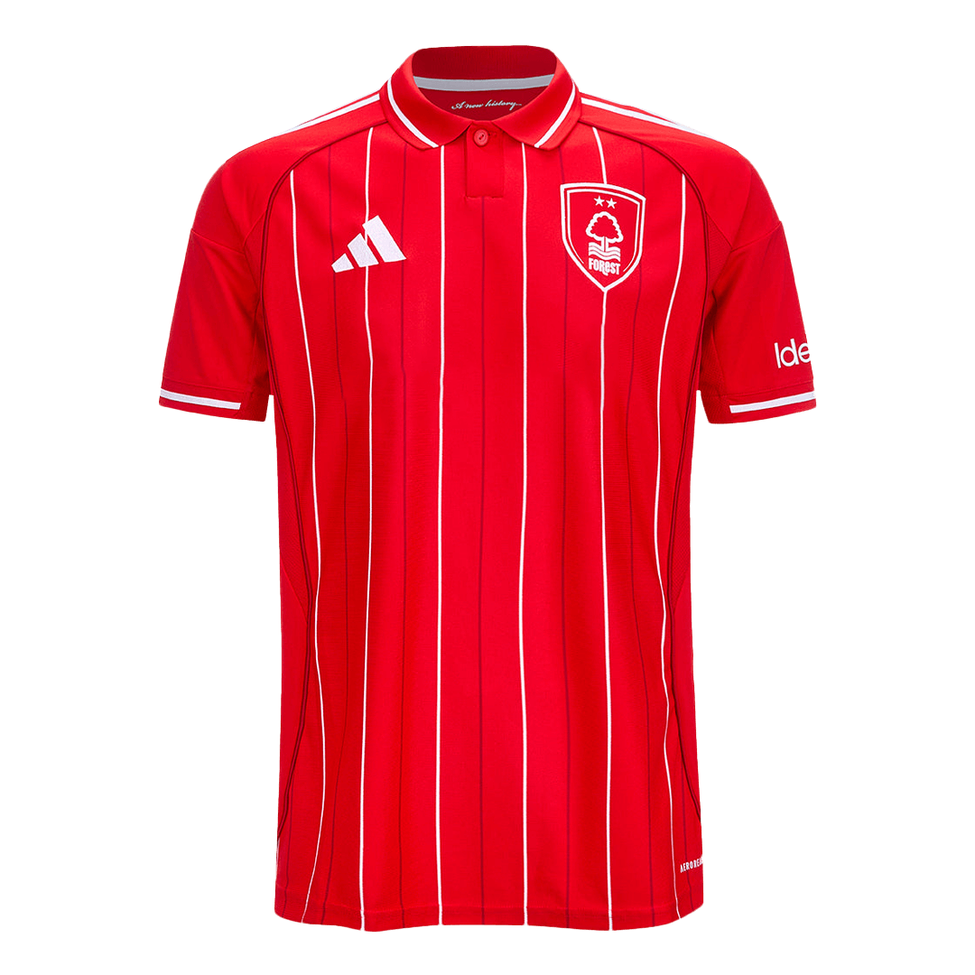 Nottingham Forest Home 2025/26 Jersey Red Men's