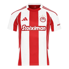 Olympiacos Home 2025/26 Jersey White & Red Men's