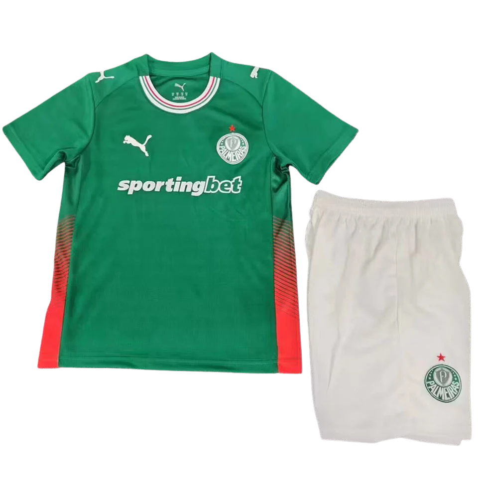Palmeiras Home 2026/27 Kit Green Kids
