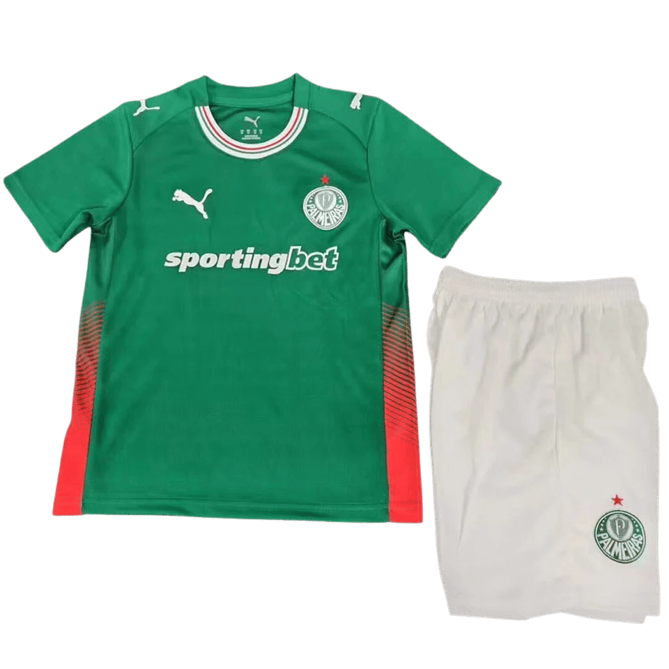 Palmeiras Home 2026/27 Kit Green Kids