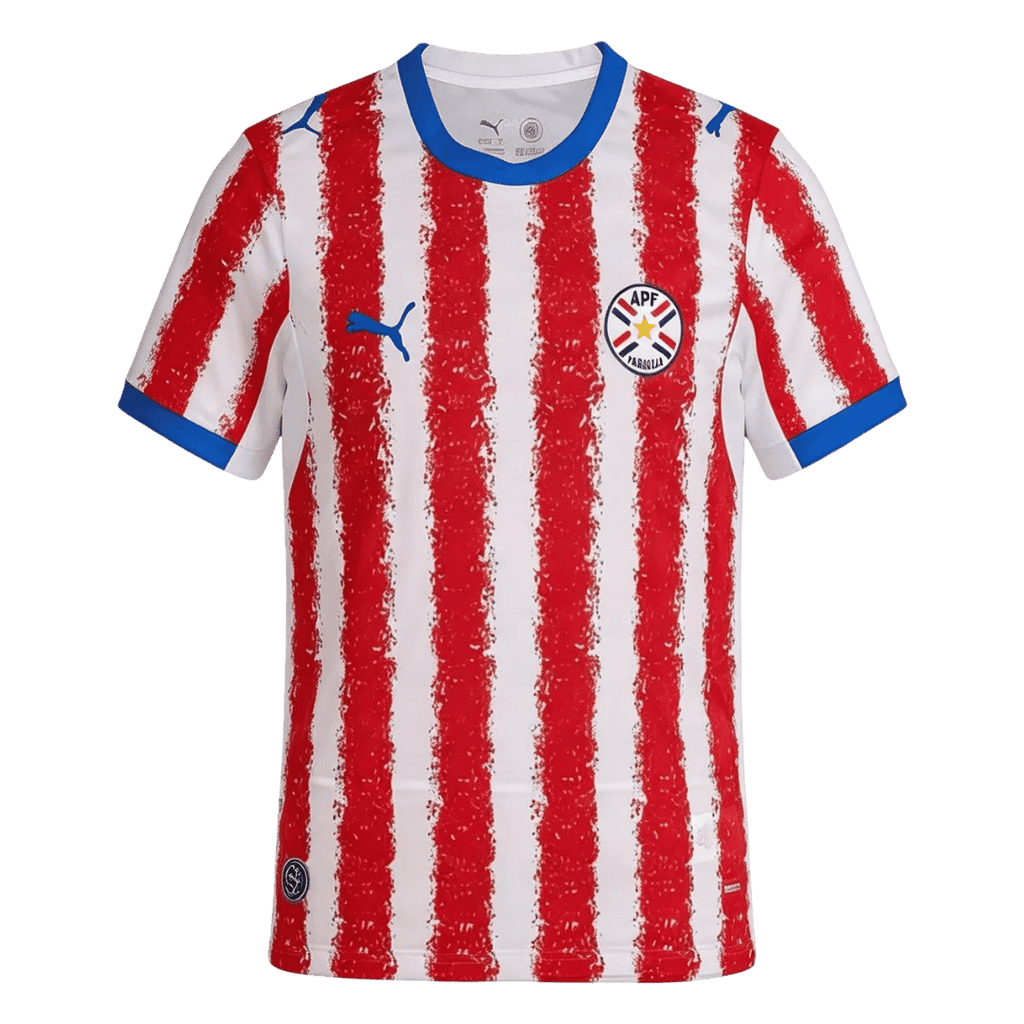 Paraguay Home World Cup 2026 Jersey Red & White Men's