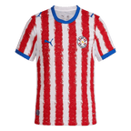 Paraguay Home World Cup 2026 Jersey Red & White Men's