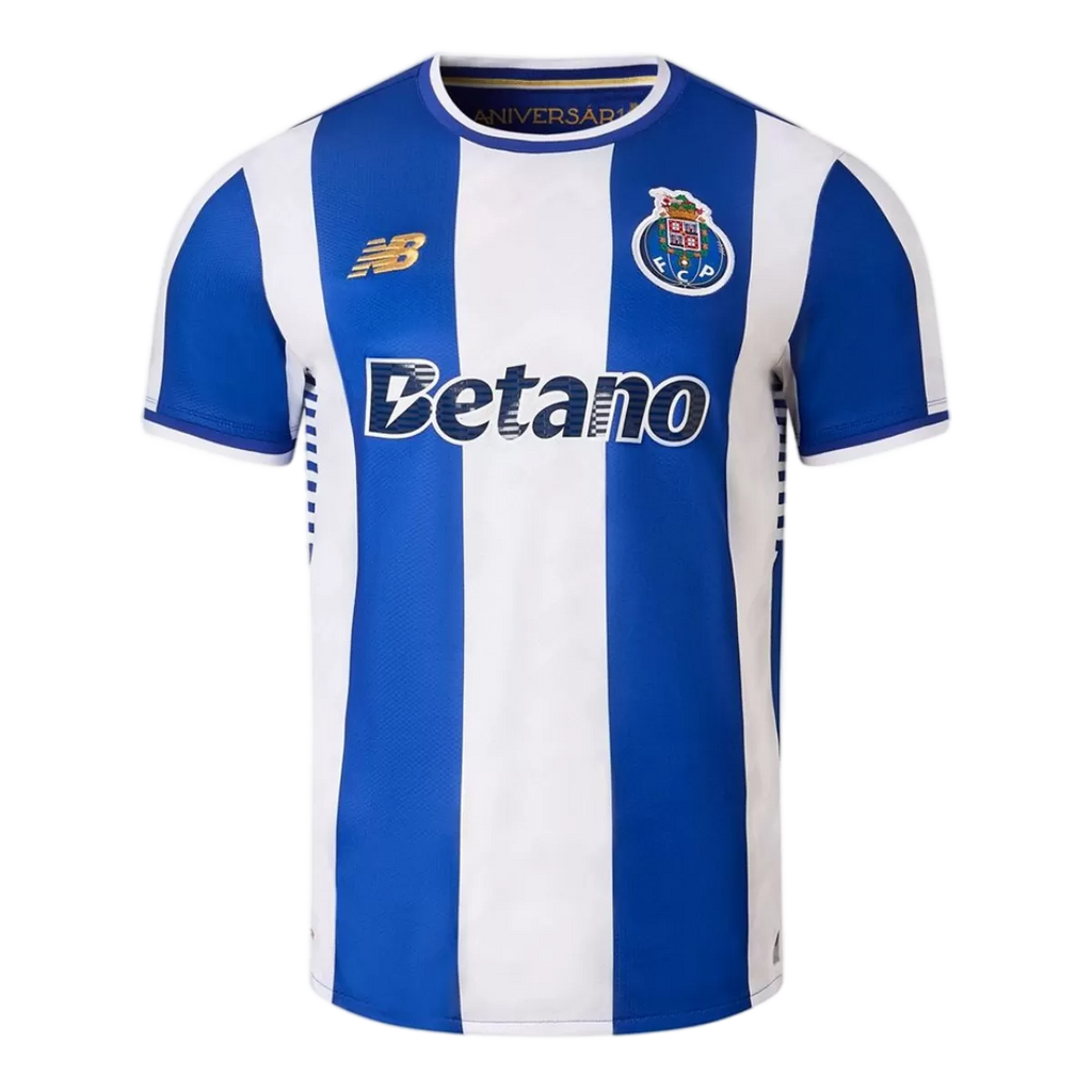Porto Home 2025/26 Jersey White & Blue Men's