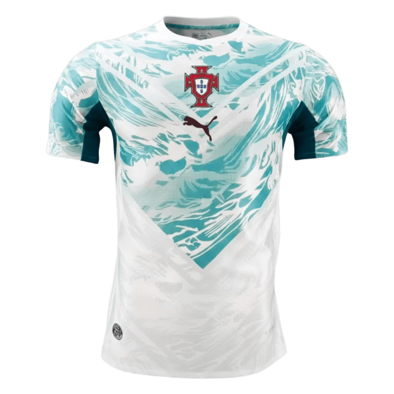 Portugal Away World Cup 2026 Jersey Player's Version White & Blue Men's