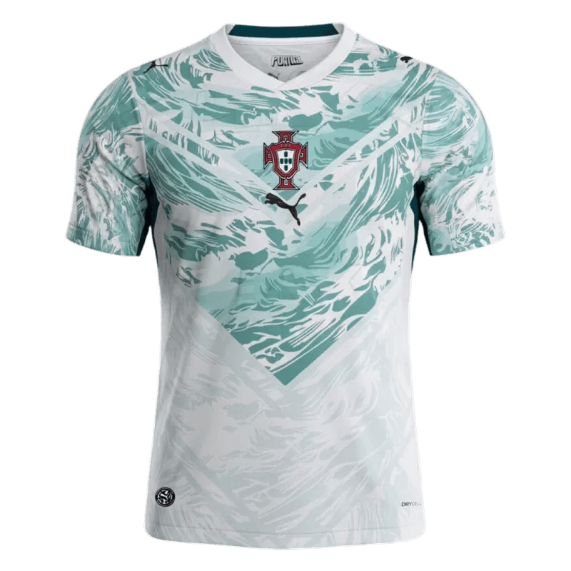 Portugal Away World Cup 2026 Jersey White & Blue Men's