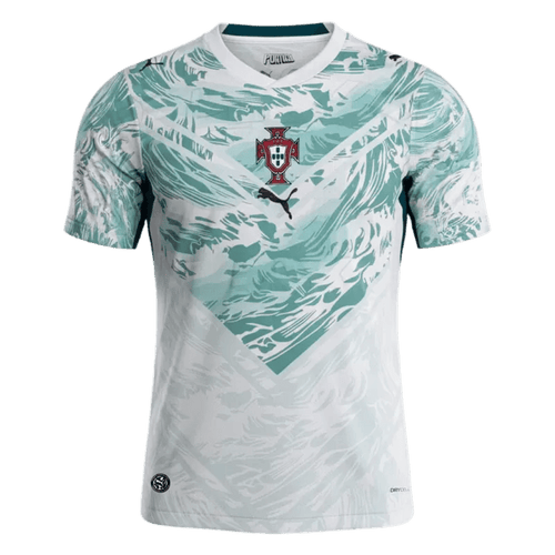 Portugal Away World Cup 2026 Jersey White & Blue Men's
