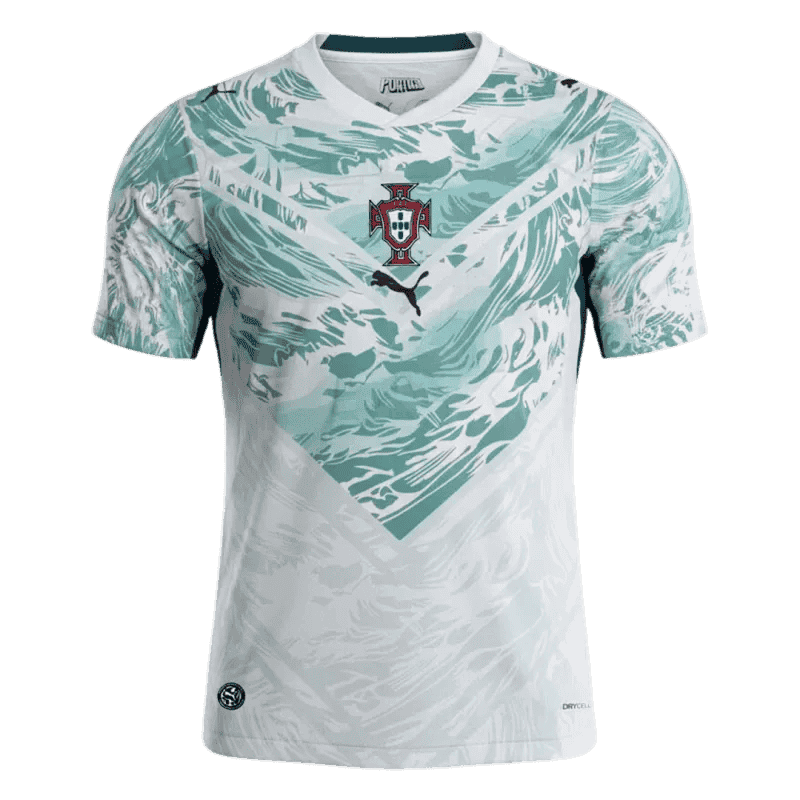 Portugal Away World Cup 2026 Jersey White & Blue Men's