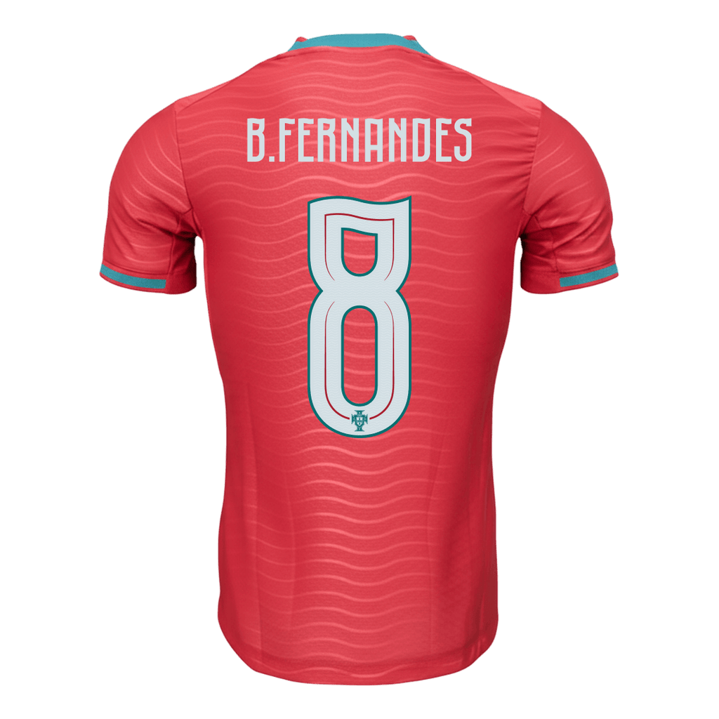 Portugal B.FERNANDES #8 Home World Cup 2026 Jersey Player's Version Red Men's