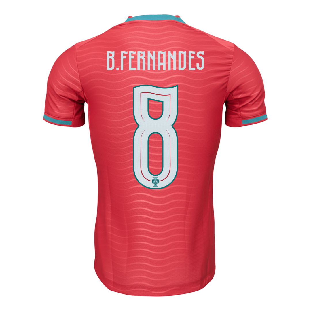 Portugal B.FERNANDES #8 Home World Cup 2026 Jersey Player's Version Red Men's