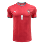 Portugal B.FERNANDES #8 Home World Cup 2026 Jersey Player's Version Red Men's