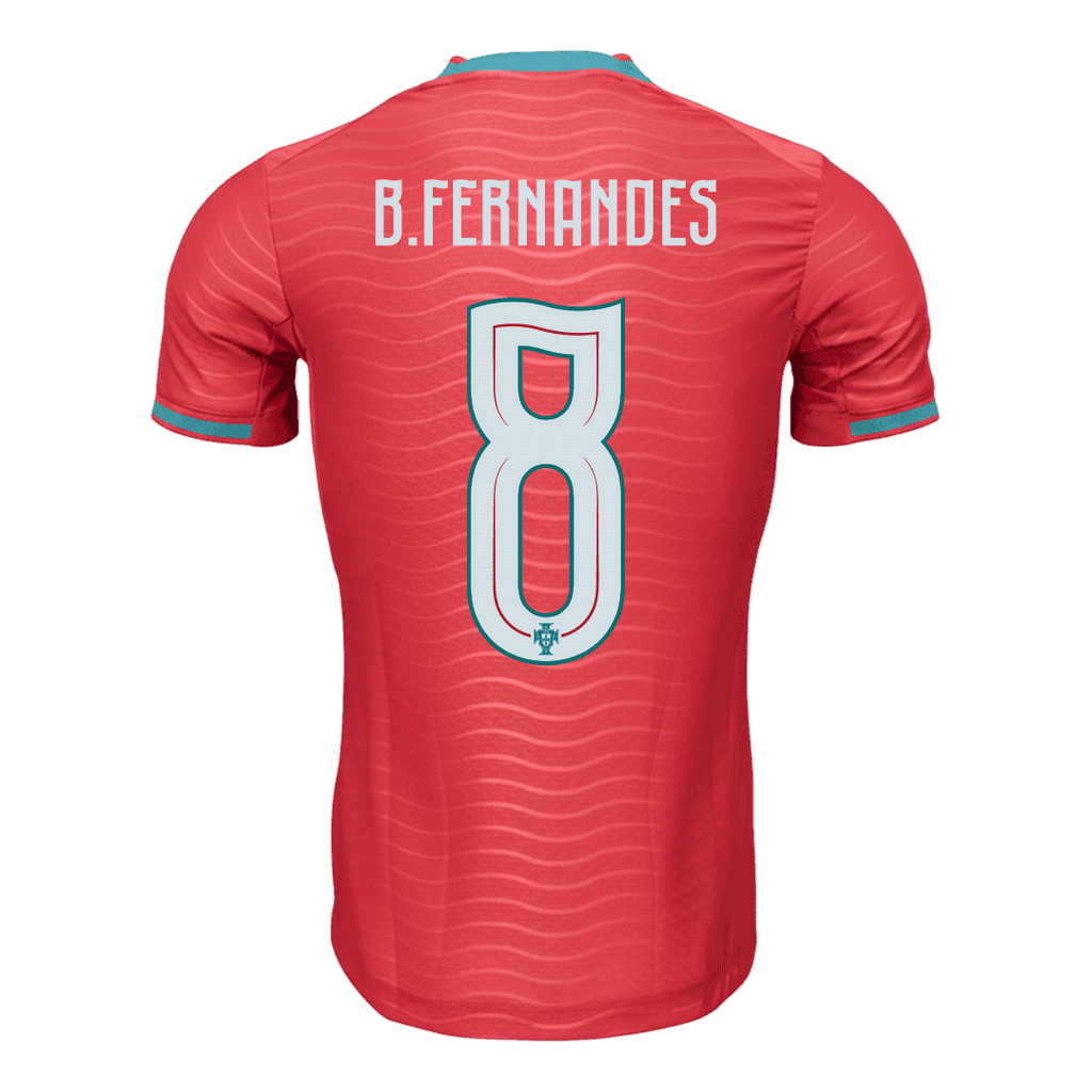 Portugal B.FERNANDES #8 Home World Cup 2026 Jersey Player's Version Red Men's
