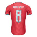 Portugal B.FERNANDES #8 Home World Cup 2026 Jersey Player's Version Red Men's