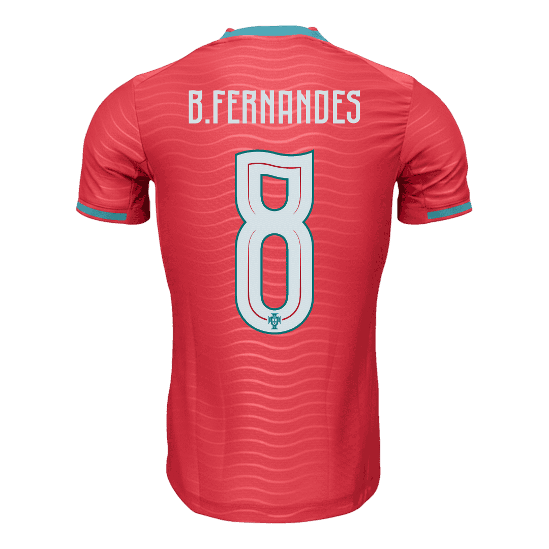 Portugal B.FERNANDES #8 Home World Cup 2026 Jersey Player's Version Red Men's