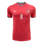 Portugal B.FERNANDES #8 Home World Cup 2026 Jersey Player's Version Red Men's