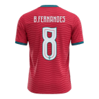 Portugal B.FERNANDES #8 Home World Cup 2026 Jersey Red Men's