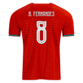 Portugal B.FERNANDES #8 Home World Cup 2026 Jersey Red Men's