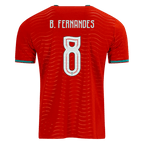 Portugal B.FERNANDES #8 Home World Cup 2026 Jersey Red Men's