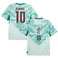 Portugal BERNARDO #10 Away World Cup 2026 Jersey White & Blue Men's