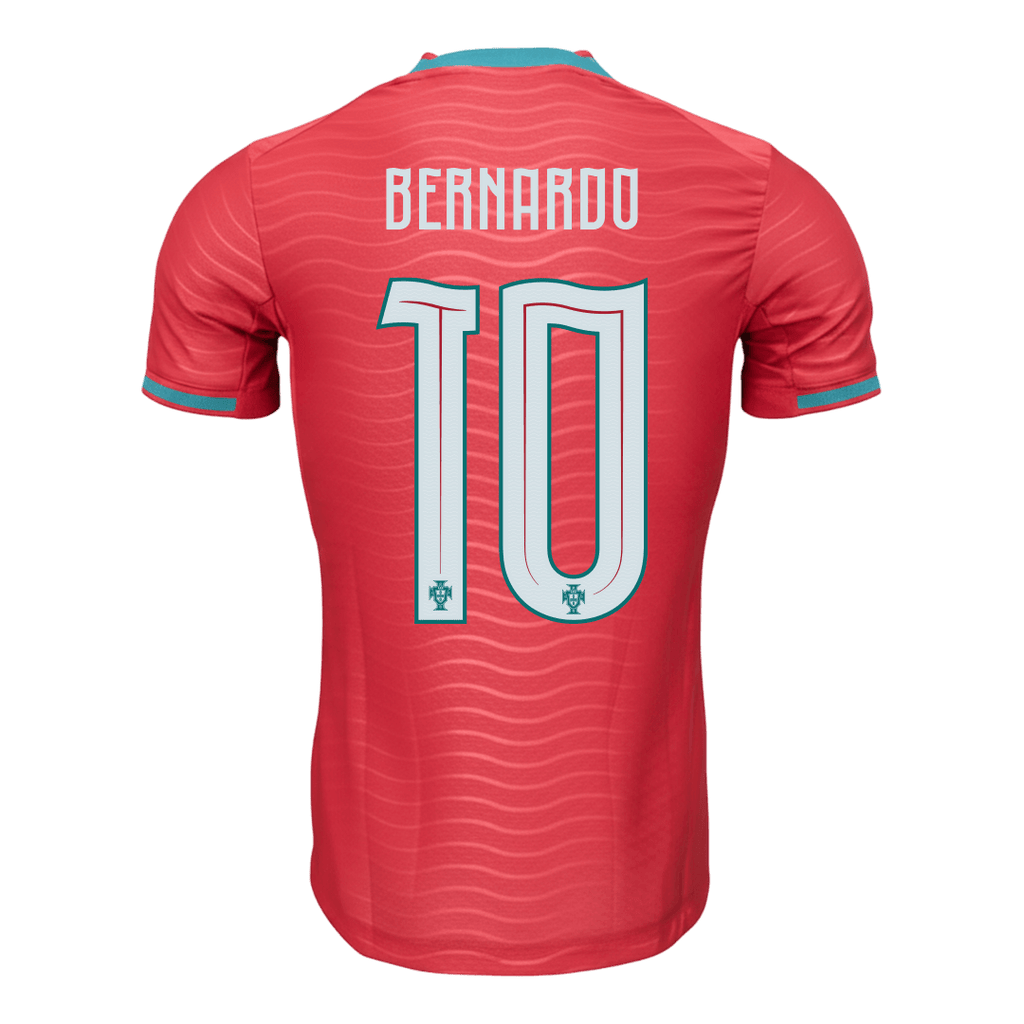 Portugal BERNARDO #10 Home World Cup 2026 Jersey Player's Version Red Men's