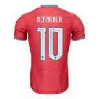 Portugal BERNARDO #10 Home World Cup 2026 Jersey Player's Version Red Men's