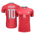 Portugal BERNARDO #10 Home World Cup 2026 Jersey Player's Version Red Men's