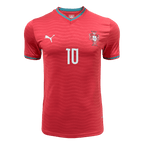 Portugal BERNARDO #10 Home World Cup 2026 Jersey Player's Version Red Men's