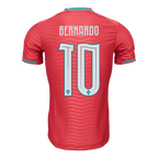 Portugal BERNARDO #10 Home World Cup 2026 Jersey Player's Version Red Men's
