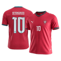 Portugal BERNARDO #10 Home World Cup 2026 Jersey Red Men's