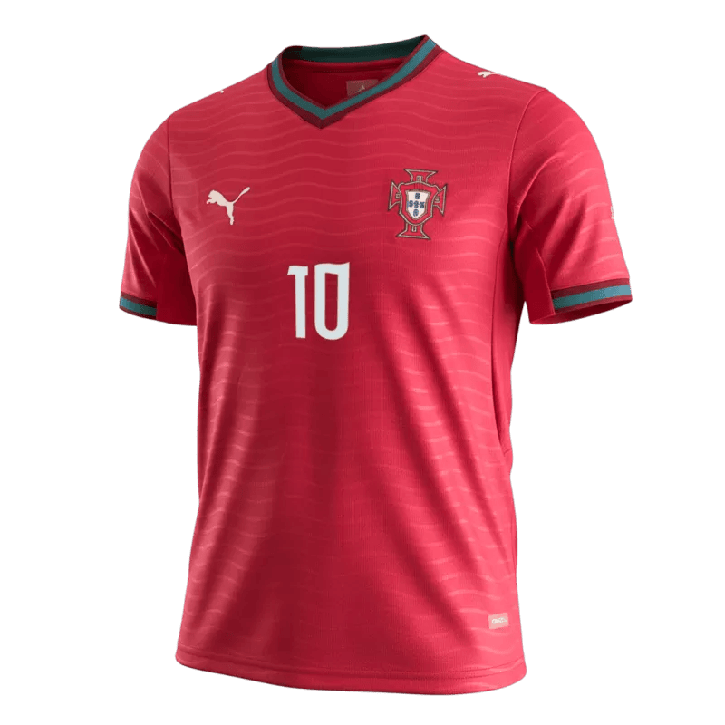 Portugal BERNARDO #10 Home World Cup 2026 Jersey Red Men's