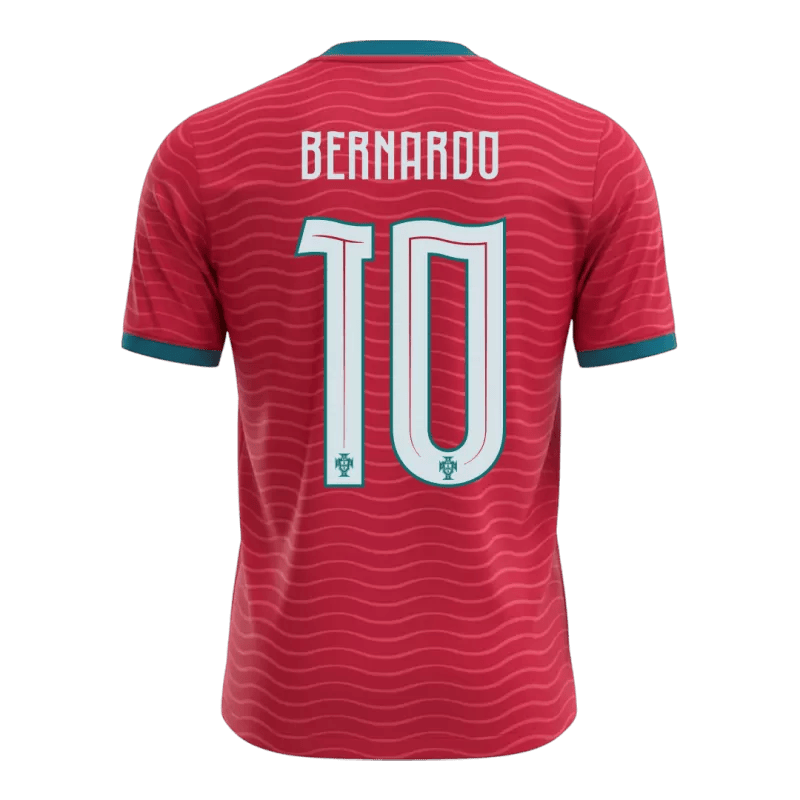 Portugal BERNARDO #10 Home World Cup 2026 Jersey Red Men's