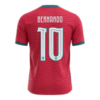 Portugal BERNARDO #10 Home World Cup 2026 Jersey Red Men's