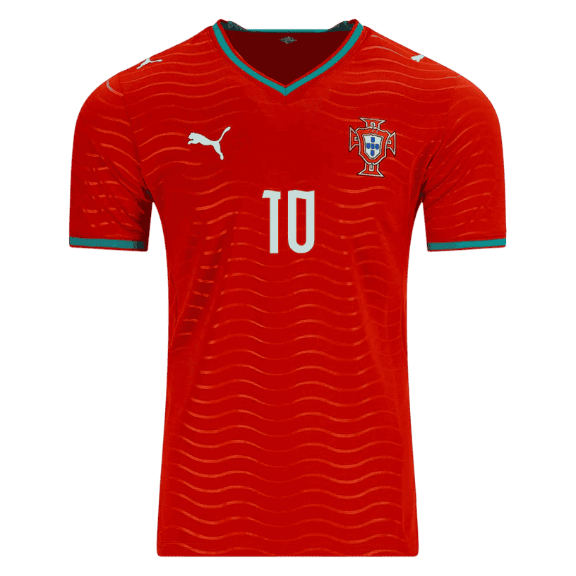Portugal BERNARDO #10 Home World Cup 2026 Jersey Red Men's