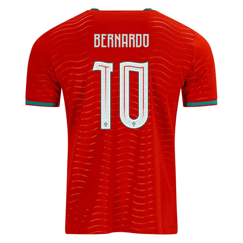 Portugal BERNARDO #10 Home World Cup 2026 Jersey Red Men's